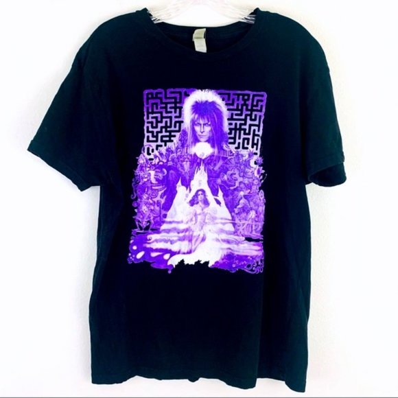 Labyrinth Jim Henson David Bowie Movie Tee Shirt L